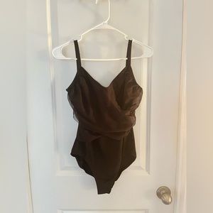black mirella leotard